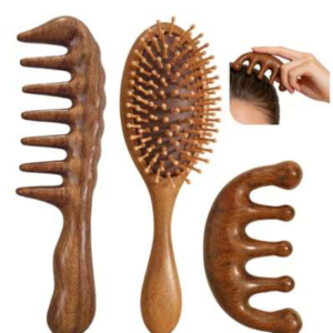 Pente e Escova de Cabelo Ergonômicos para Idosos